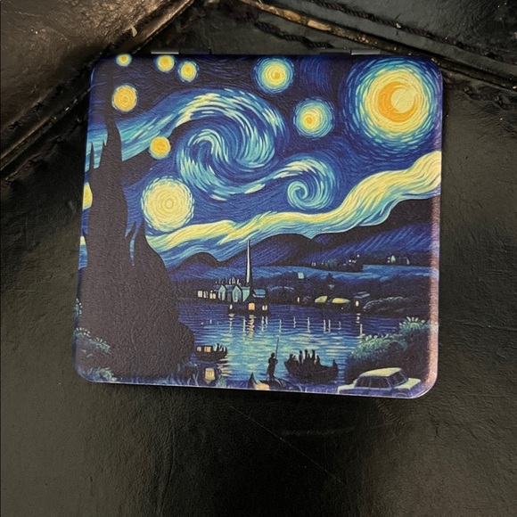 STARRY NIGHTS TRAVEL FLIP 2 SIDED MIRROR - Picture 3 of 6